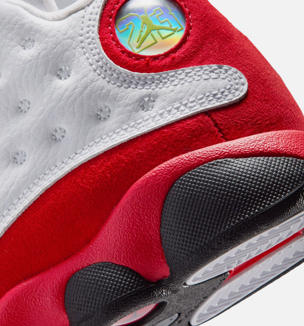 Air Jordan 13 Retro White and True Red Preschool – White/Black/True Red
