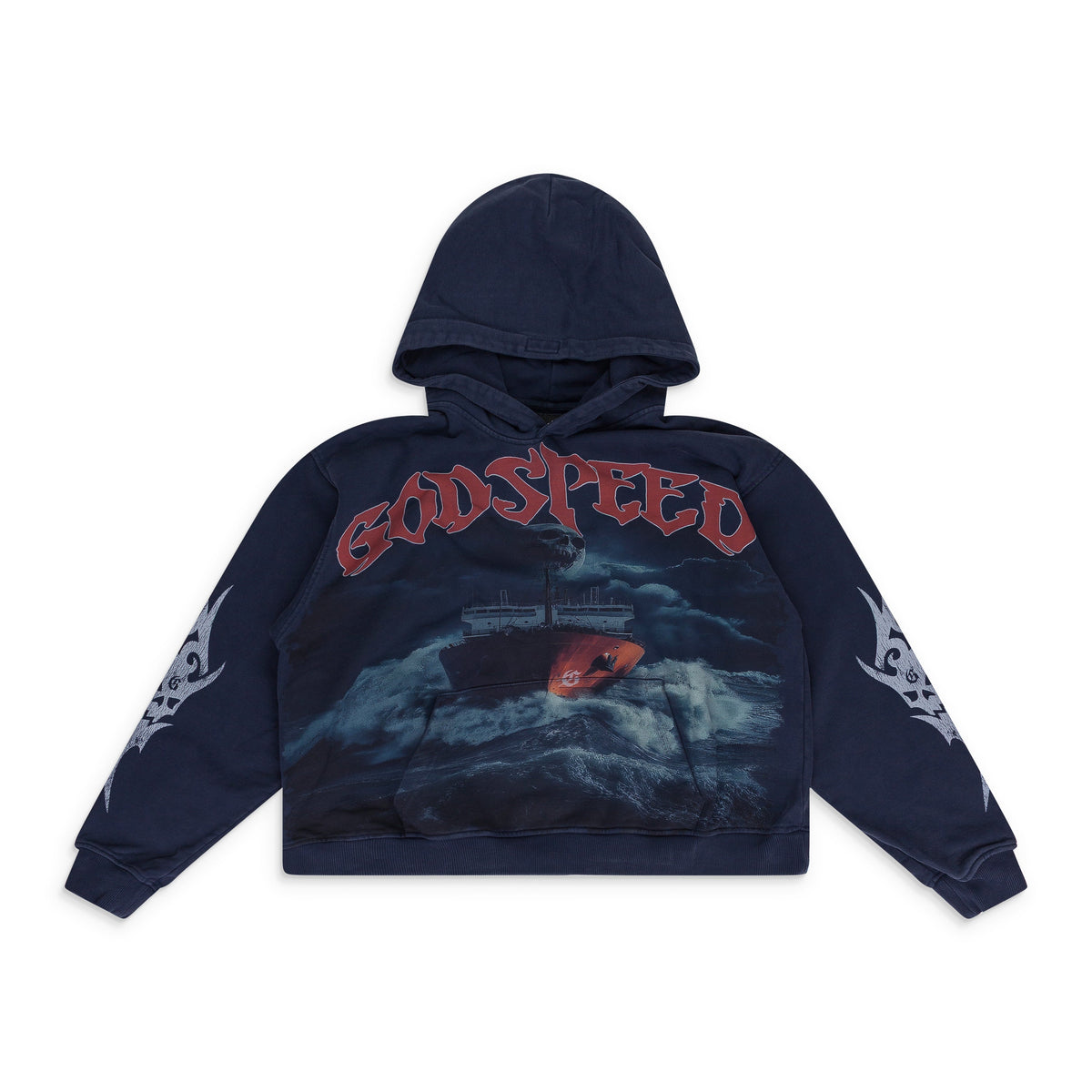 Navy Seasick Hoodie