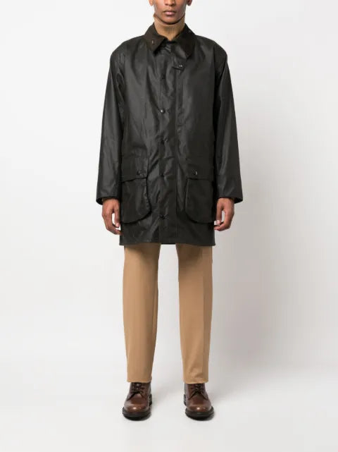 Barbour Northumbria® constrast-collar wax jacket
