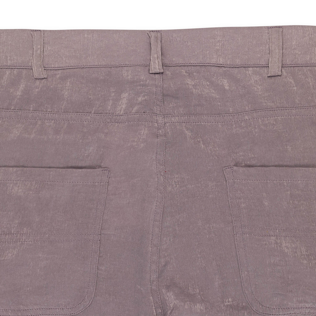 SATIN LAVENDER WOMEN'S STRAIGHT PANTS