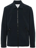Woolrich logo-patch zip-up jacket