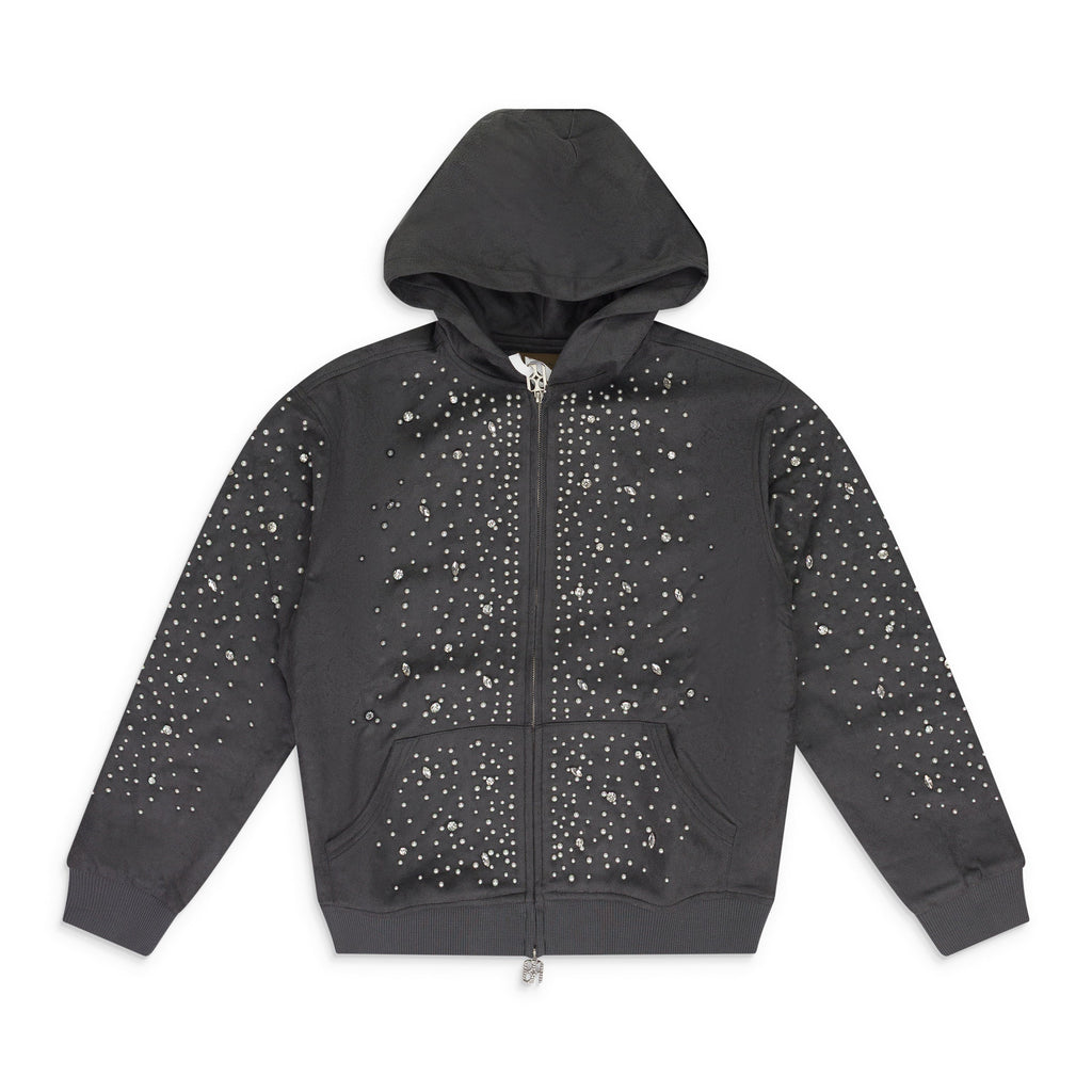 BLACK CASHEW BLOSSOM PEARL HOODIE