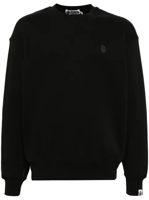 A BATHING APE® logo-patch sweatshirt