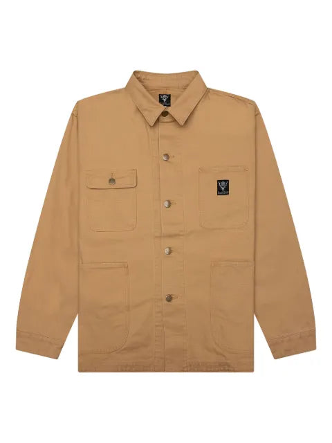 SOUTH2 WEST8 canvas chest-pocket shirt jacket