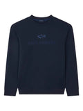 Paul & Shark logo-embroidered cotton sweatshirt