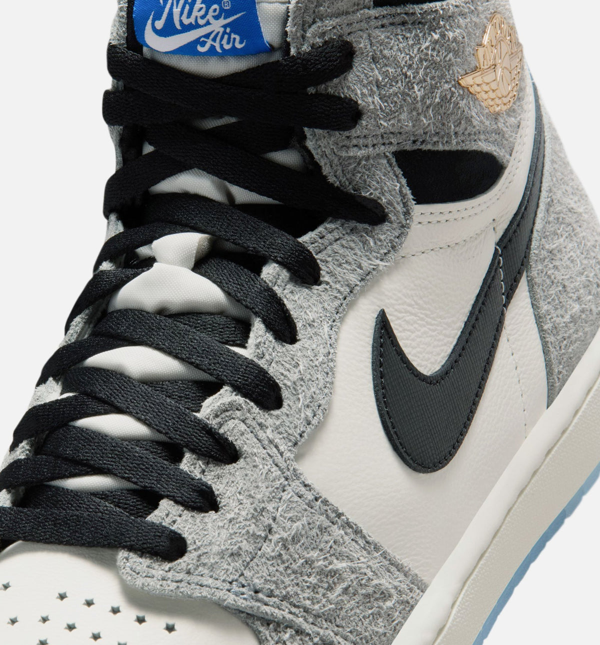 Air Jordan 1 Retro High OG Cool Grey Men's Lifestyle Shoes - Cool Grey / Black / Game Royal / Sail