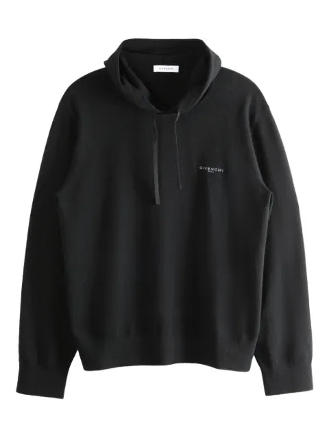 Givenchy hoodie in wool and cashmere embroidered