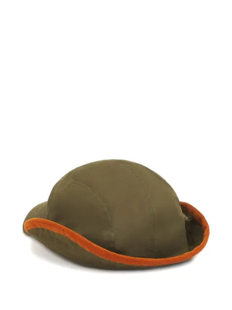 Marni Gabardine baseball cap with ear flaps