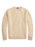 Ralph Lauren Purple Label herringbone cashmere sweater