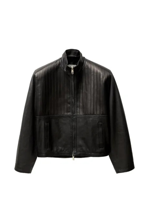 Versace leather jacket