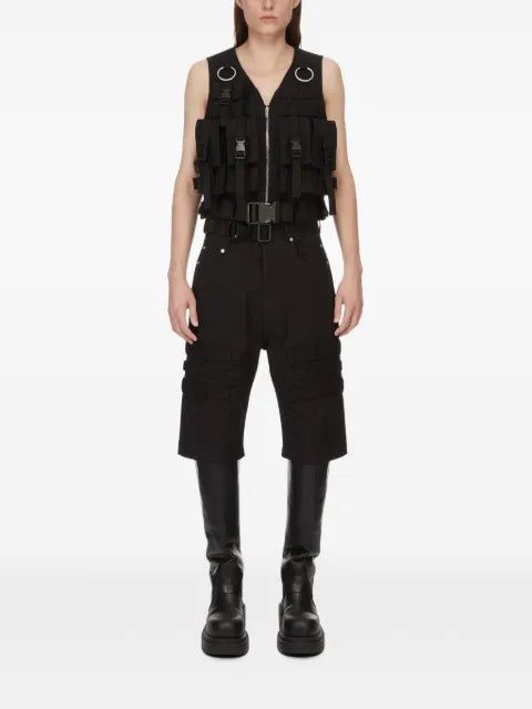 Rick Owens Temple supply vest in supply canvas