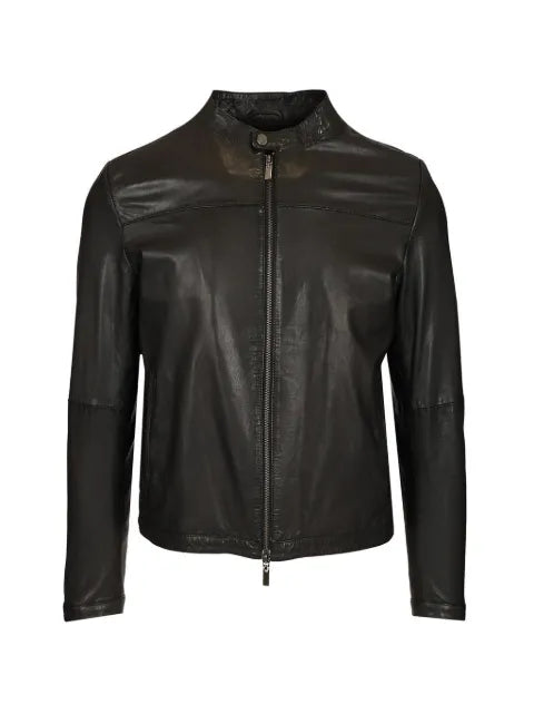 Al Duca D’Aosta 1902 nappa-leather biker jacket