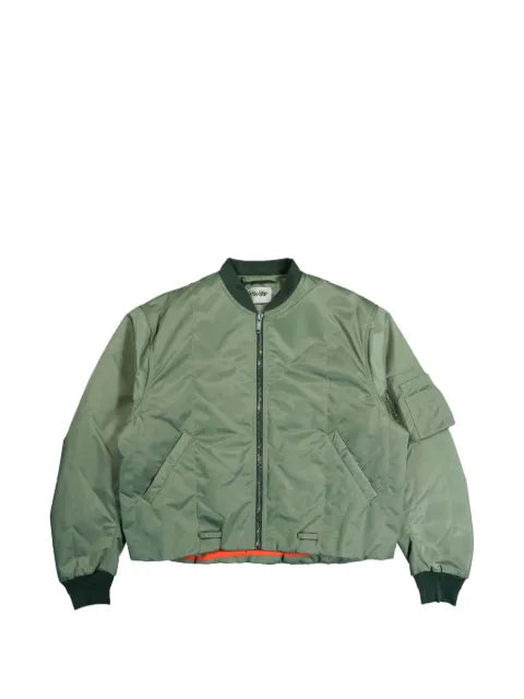 AWGE geometric quilted bomber jacket