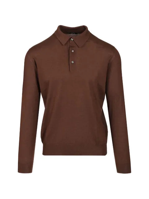 Fedeli button-fastening fine-knit sweater