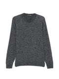 Corneliani ribbed-trim marl-effect sweater
