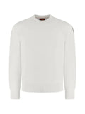 Parajumpers Basic Scoe quarter-zip logo-patch sweater