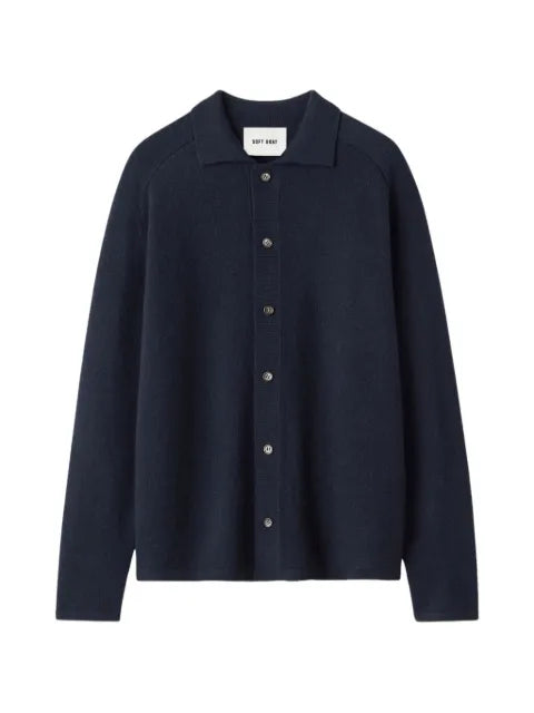 Soft Goat cashmere button-up cardigan