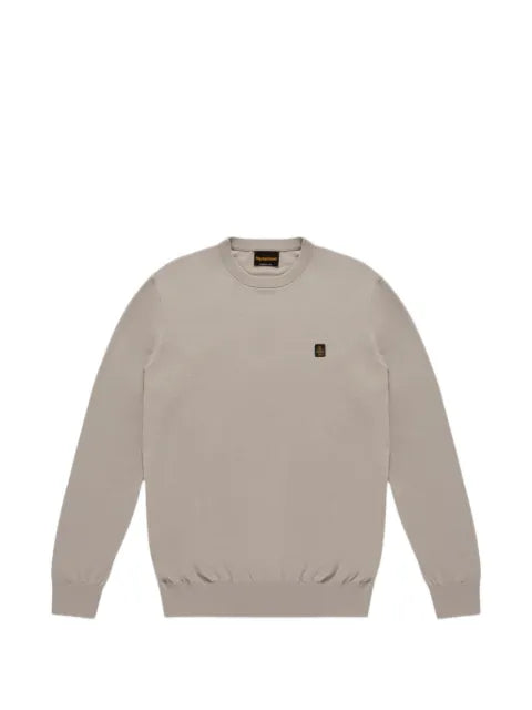 Refrigiwear Ben logo-patch ribbed-trim sweater