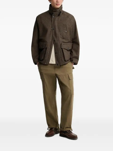 Barbour Transport Ursula check-pattern hooded jacket