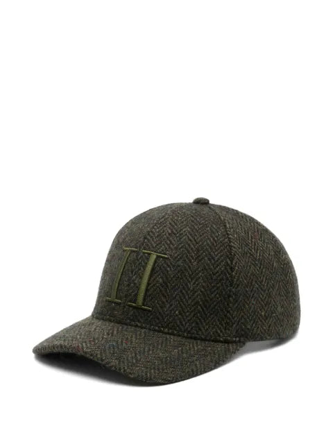 Les Deux embroidered herringbone baseball cap