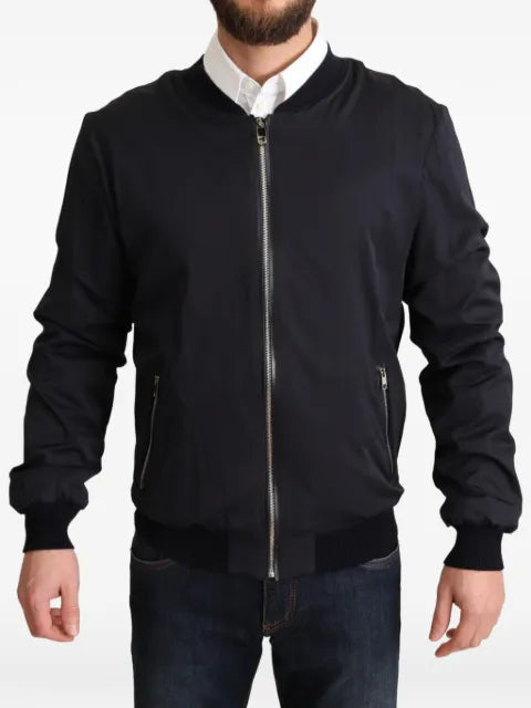 Dolce & Gabbana silk bomber jacket