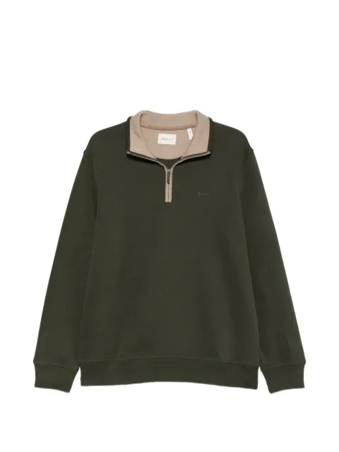 Gant Sacker rib half-zip sweater