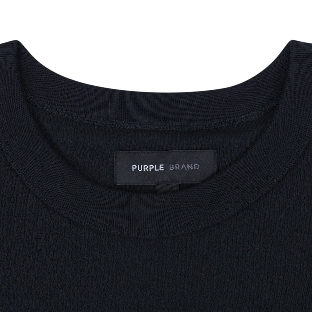 Black Beauty Textured Jersey LS T-shirt