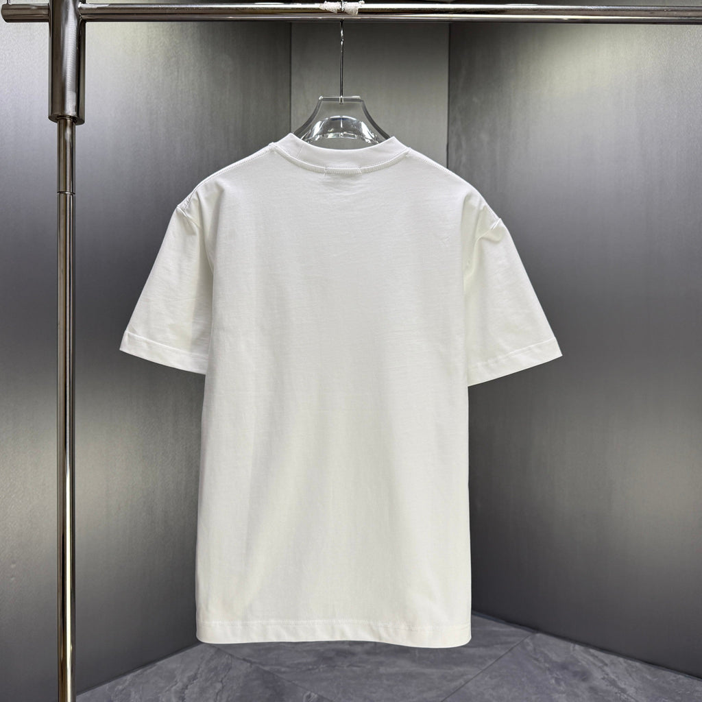 Moncler Double Badge T-Shirt White
