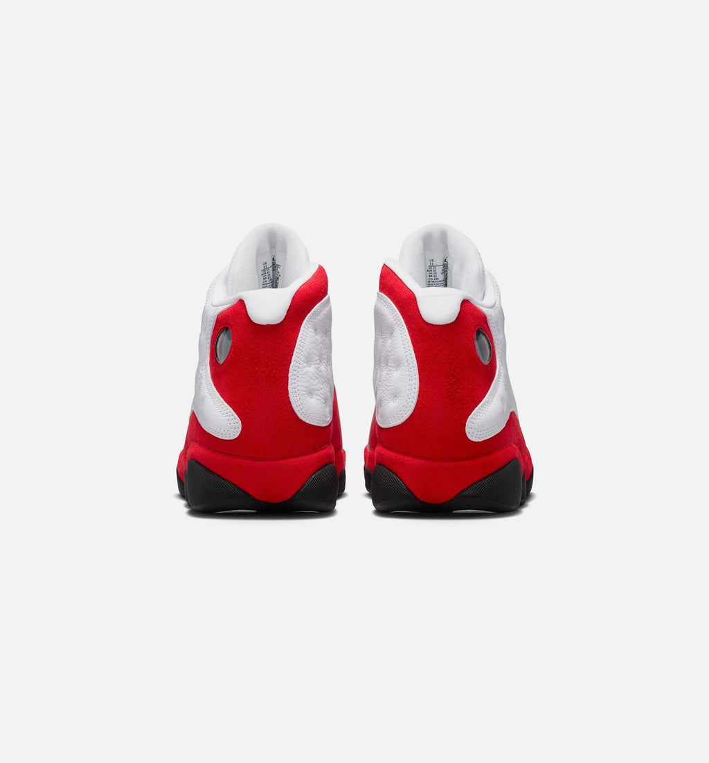 Air Jordan 13 Retro 'White and University Red' - Men's Lifestyle Sneaker (White/Black/True Red)