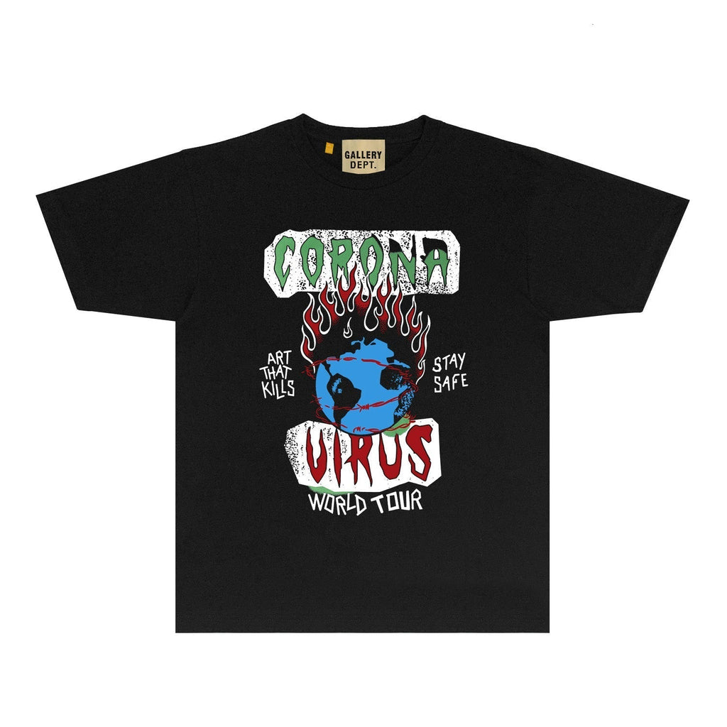 Gallery Dept T Shirts European And American Tee Shirt Short Sleeve T-Shirt Blouse