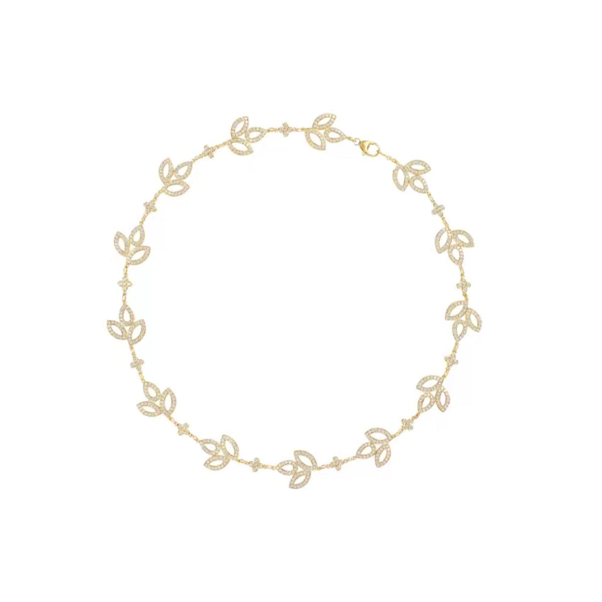 Harry Winston Style Lock Necklace