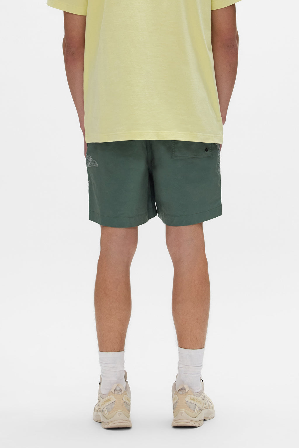 Sequin Camouflage All Around Short
