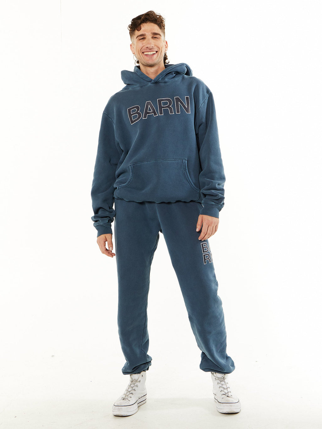 BARN PRYCE HOODIE BLUE