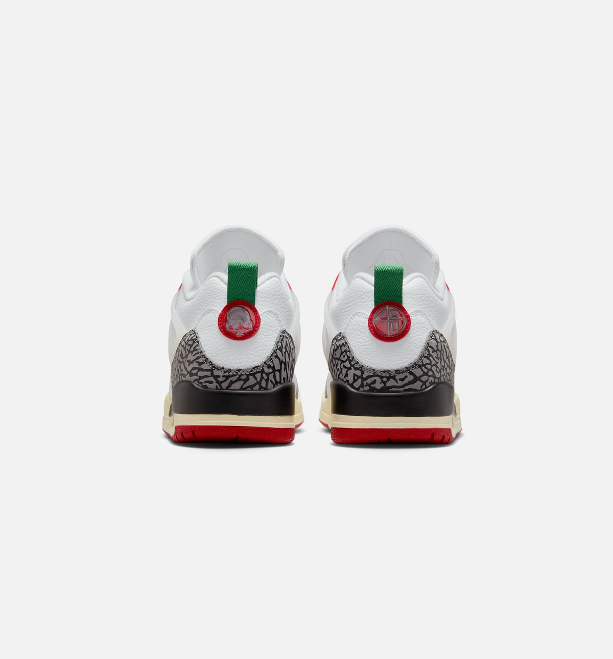Jordan Spizike Low - Men's Lifestyle Sneaker (White/Black/Sail/Varsity Red)