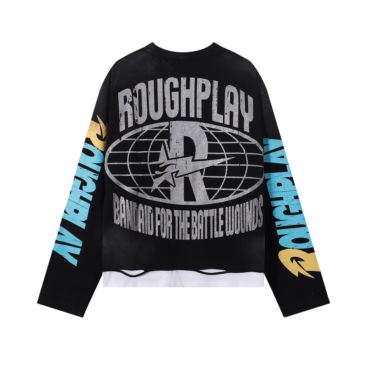 Rough Play Flyers Graphic Long-Sleeve T-Shirt