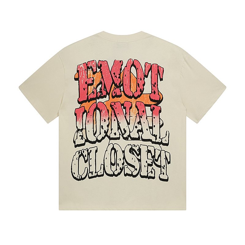 MIXED EMOTION Cowboy Graphic Short-Sleeve T-Shirt