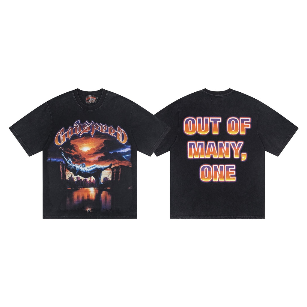 Godspeed Out of Many One Short-Sleeve Graphic T-Shirt
