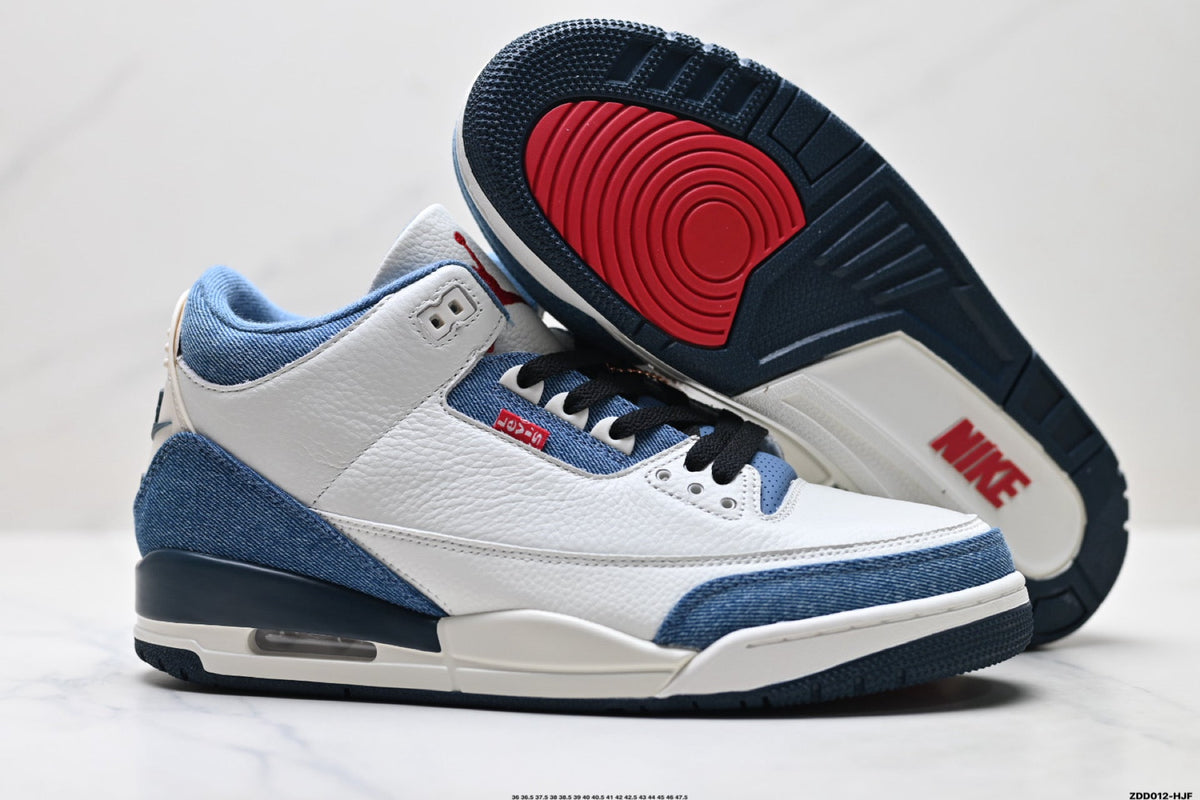 Jordan Legacy 312 Low White University Blue Navy Sneakers
