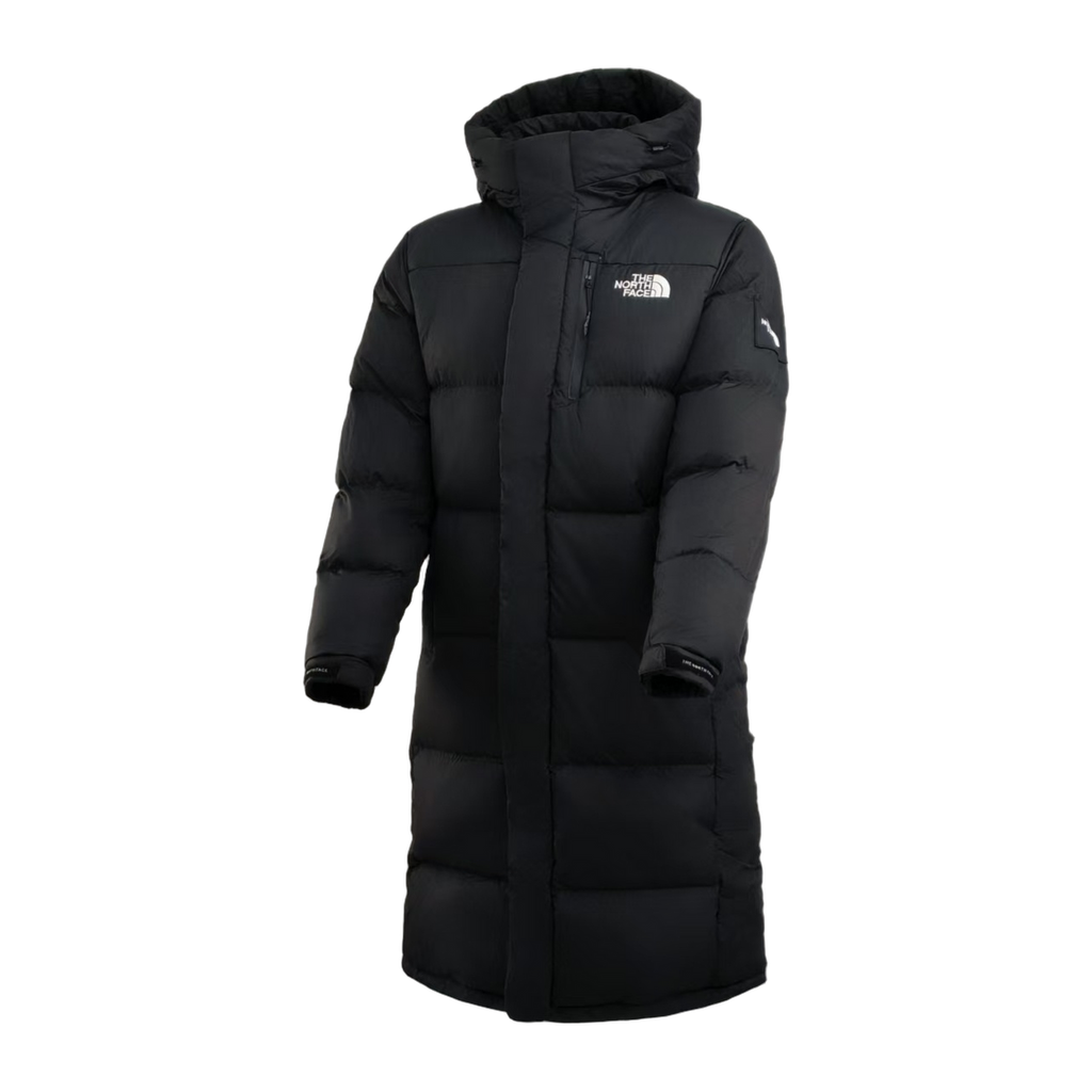 The North Face Color-Block Long Down Coat | Black | Premium Down