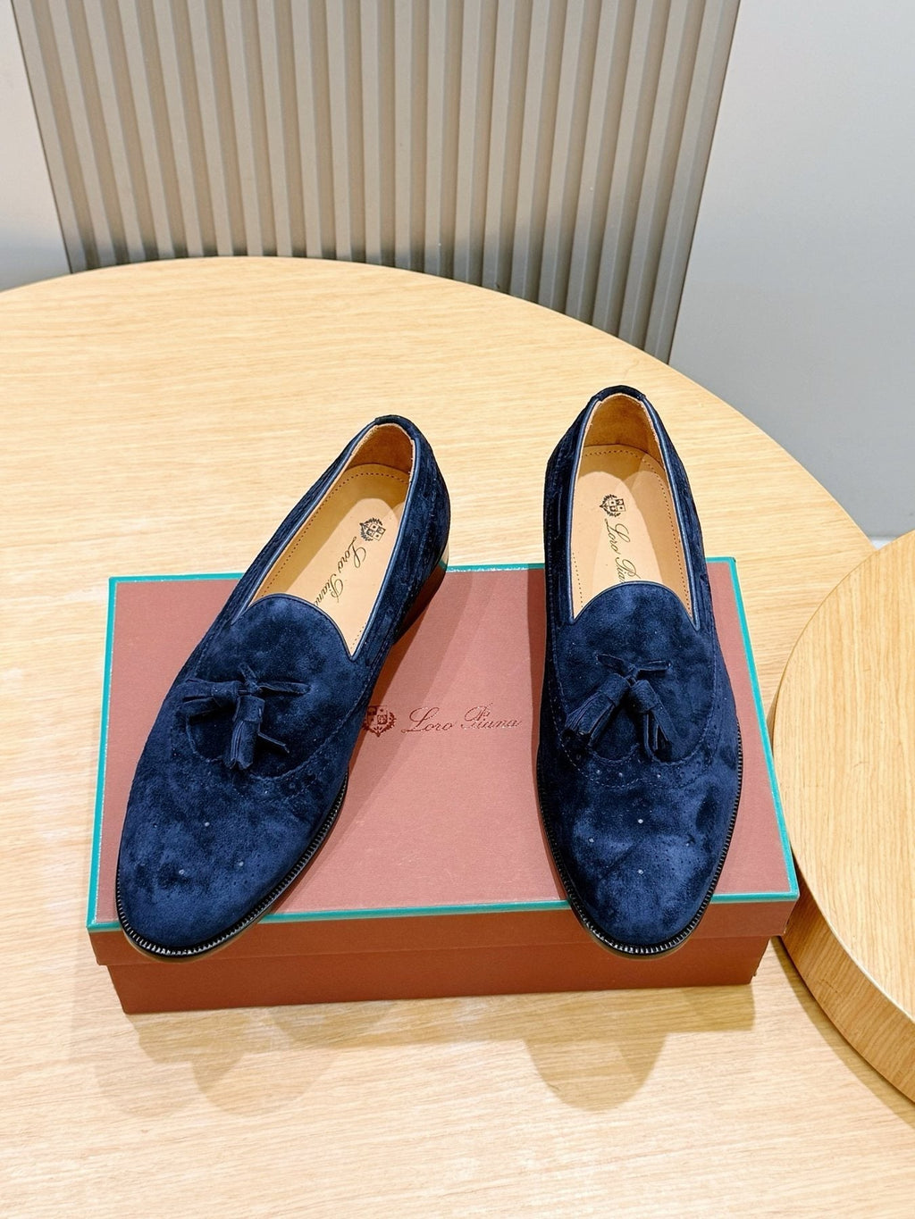 Loro Piana Suede Tassel Loafers