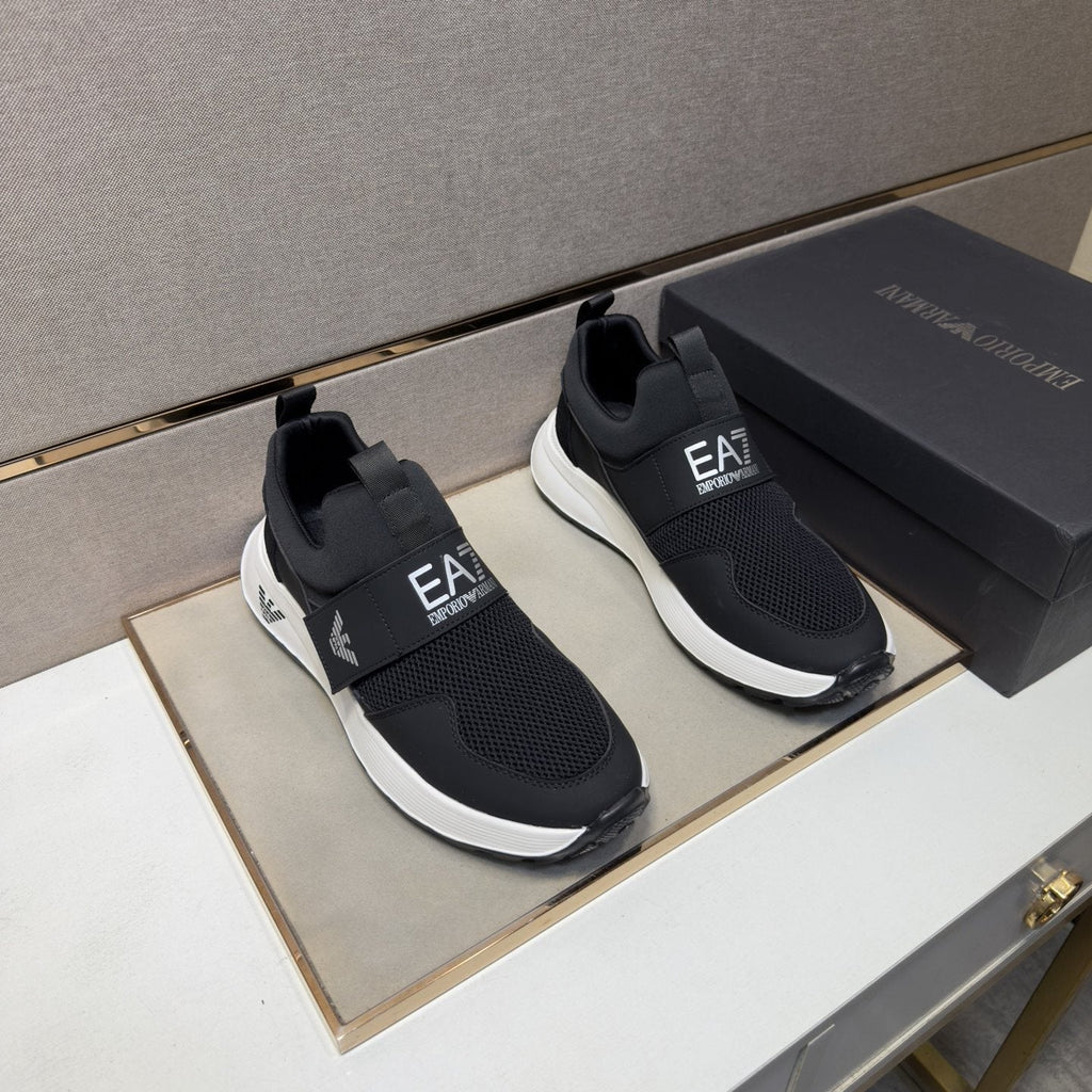 Emporio Armani EA7 Mesh Slip-On Sneakers