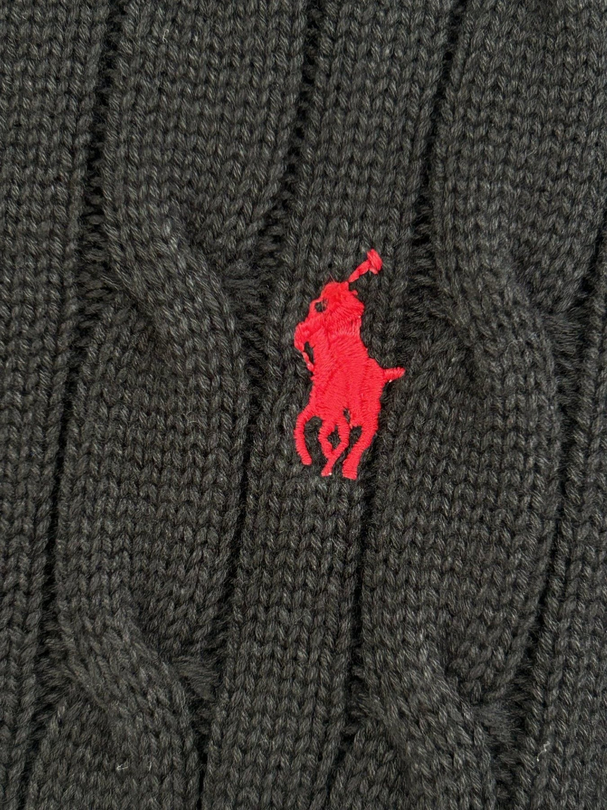 Ralph Lauren Cable-Knit Polo Shirt