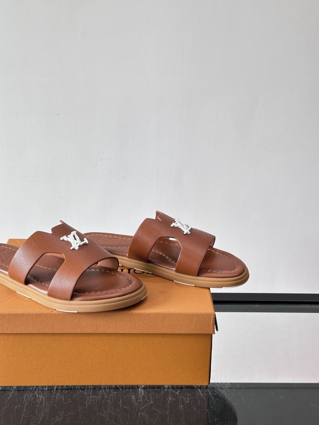 Louis Vuitton Isola Monogram Slide Sandals - Rubber Sole