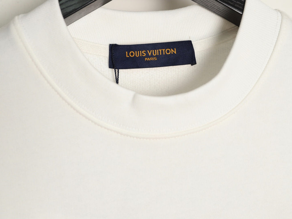 Louis Vuitton 24FW Western Cowboy Embroidered Crewneck Sweatshirt - Ivory